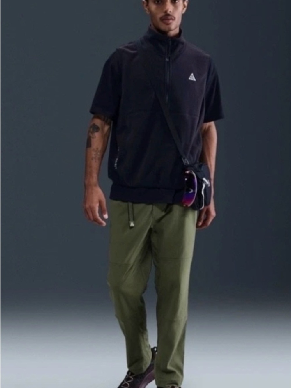 Nike ACG Olive Green Outdoor Utility Pants - Picture 3 of 7